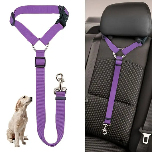 CINTURÓN DE SEGURIDAD PARA AUTO (AJUSTE EN CABECERA) - PURPLERIDE