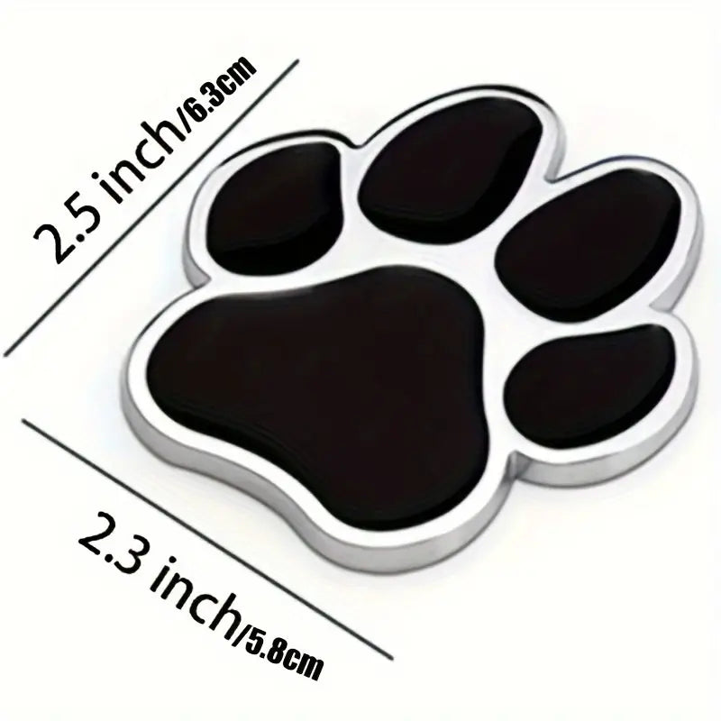 CALCOMANIA PARA CARRO - PAWMARK 3D