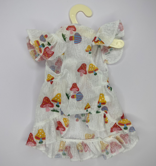 MUSHROOM PICNIC DRESS