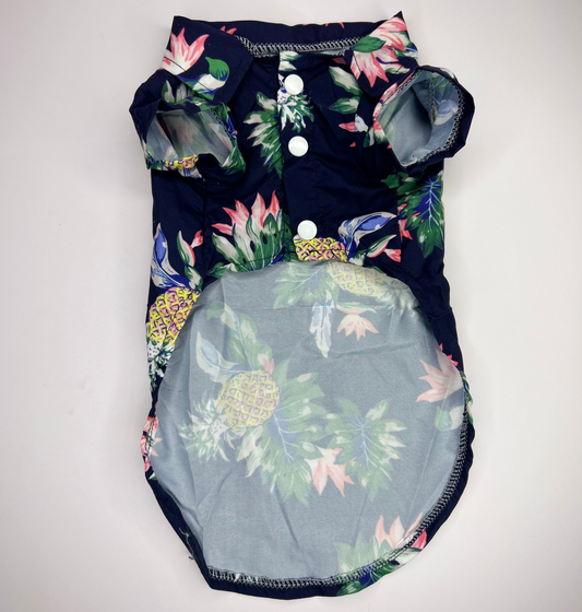 NAVY PINEAPPLE SHIRT