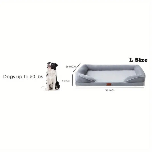 CAMA ORTOPÉDICA – NUBE GRIS