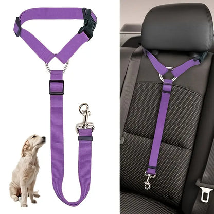 CINTURÓN DE SEGURIDAD PARA AUTO (AJUSTE EN CABECERA) - PURPLERIDE