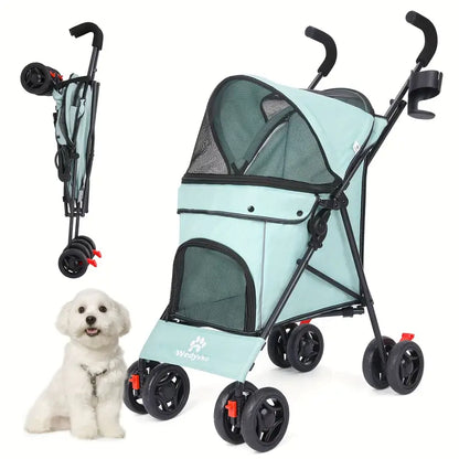 COCHE PLEGABLE PARA MASCOTAS (4 RUEDAS) - SKYROLL