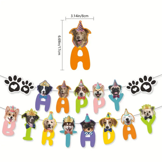 BIRTHDAY PAWTY BANNER