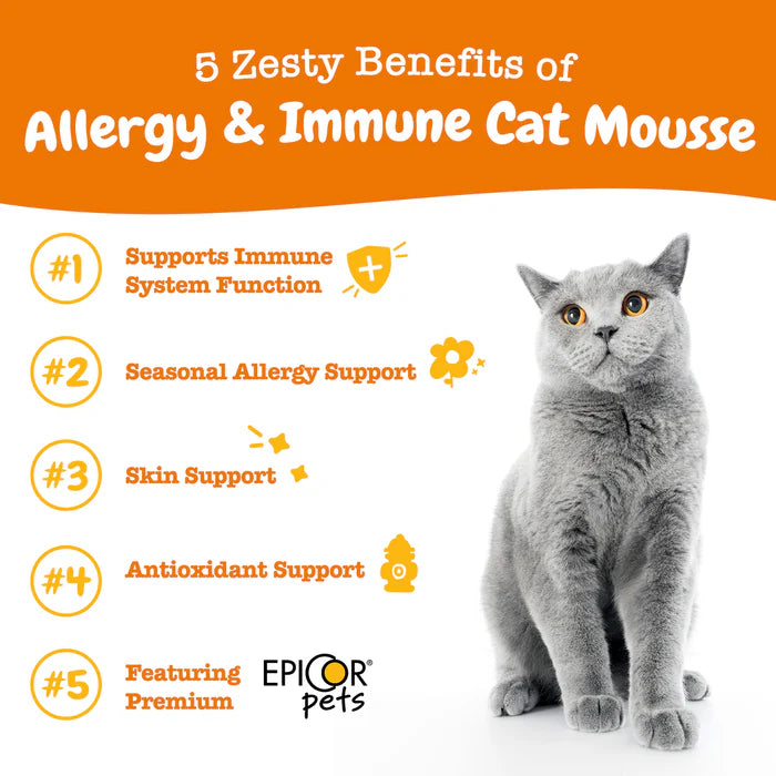 ALLERGY & IMMUNE CAT MOUSSE - ZESTY PAWS