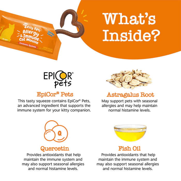 ALLERGY & IMMUNE CAT MOUSSE - ZESTY PAWS