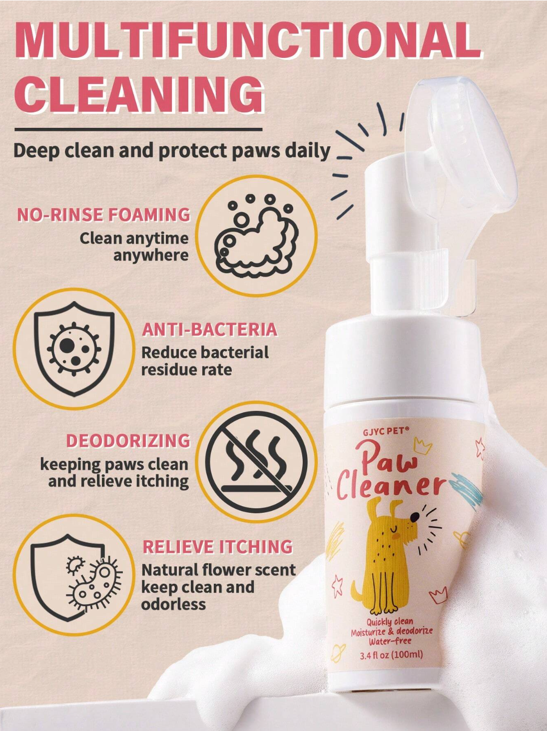 PAW CLEANER FOAM