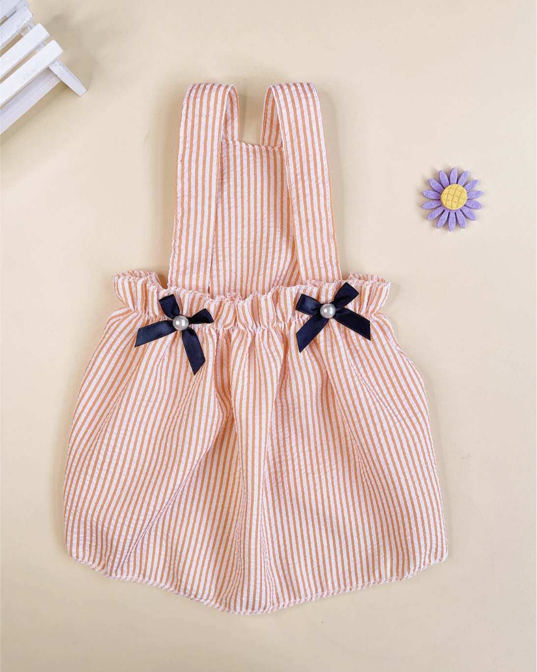 PEARL BOW DRESS