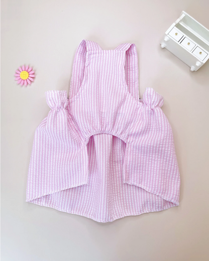 PEARL BOW DRESS