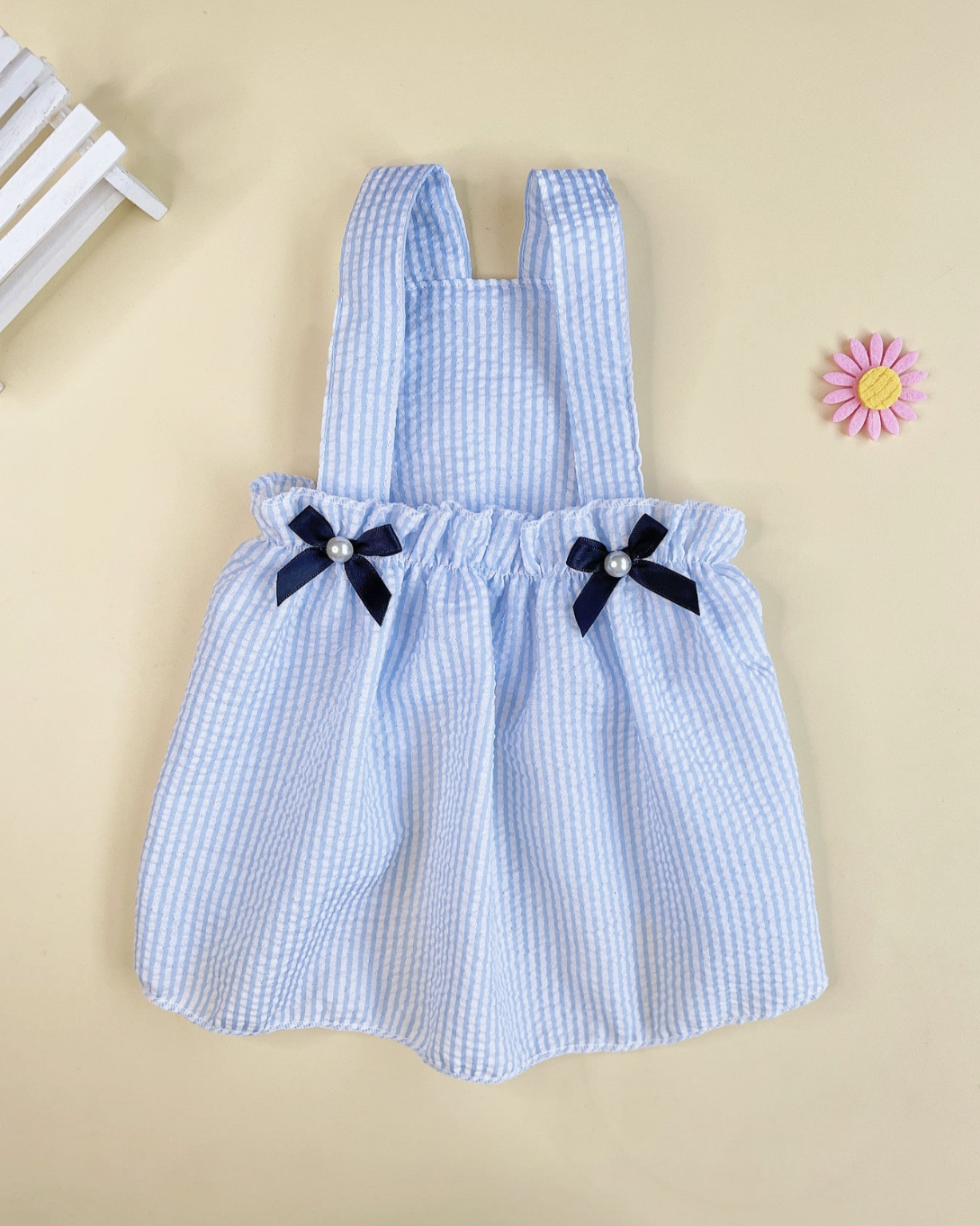 PEARL BOW DRESS