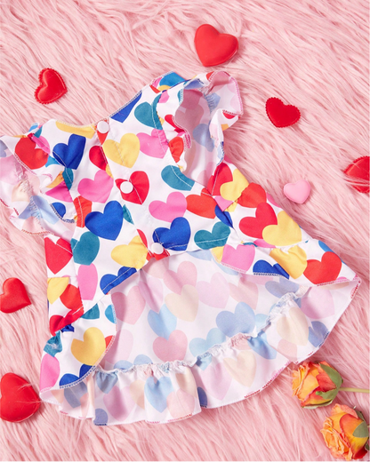 RAINBOW LOVE DRESS