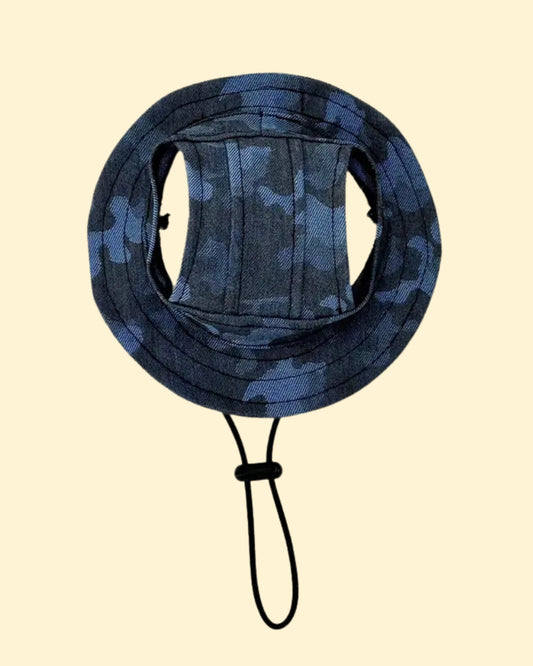 BLUE CAMO HAT