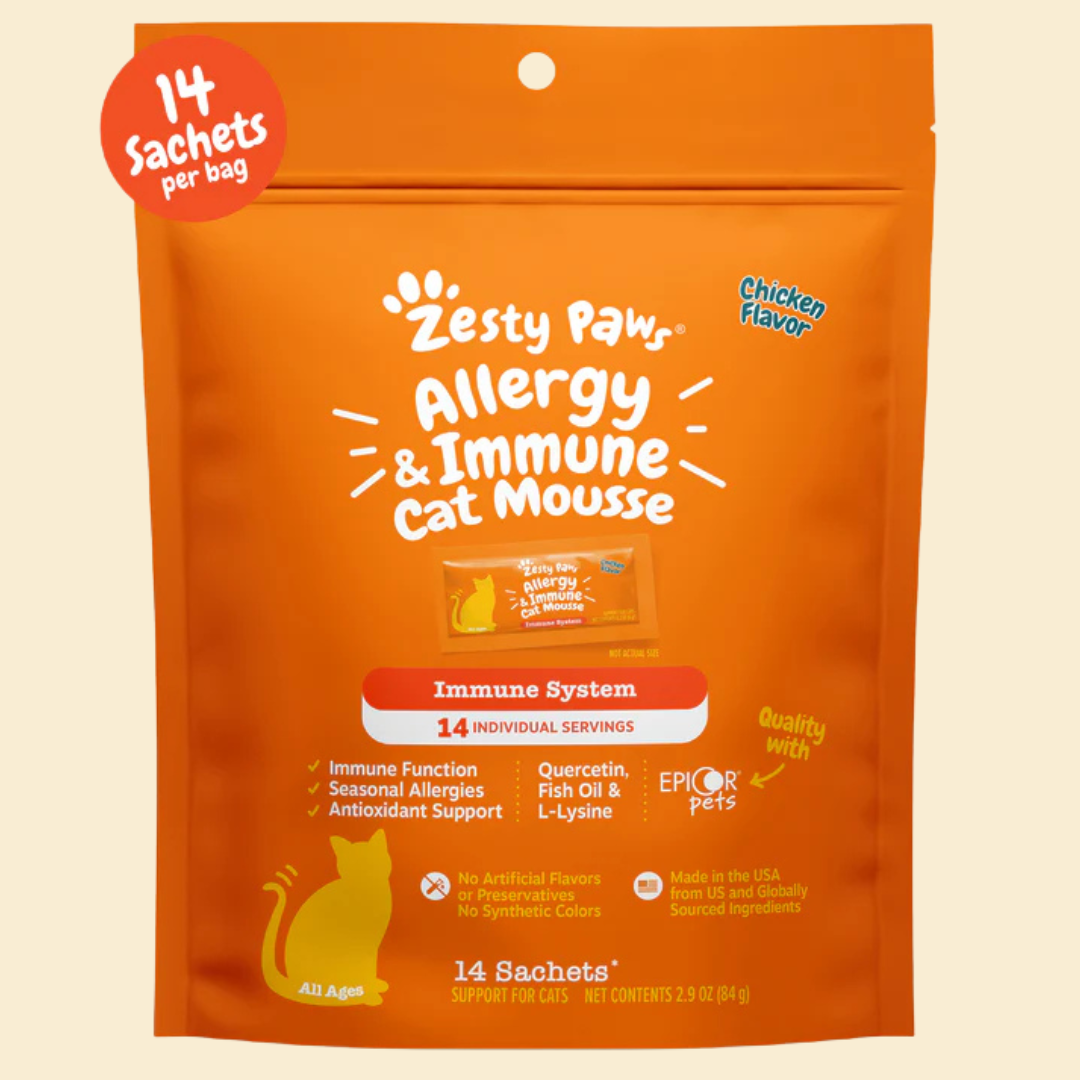 ALLERGY & IMMUNE CAT MOUSSE - ZESTY PAWS