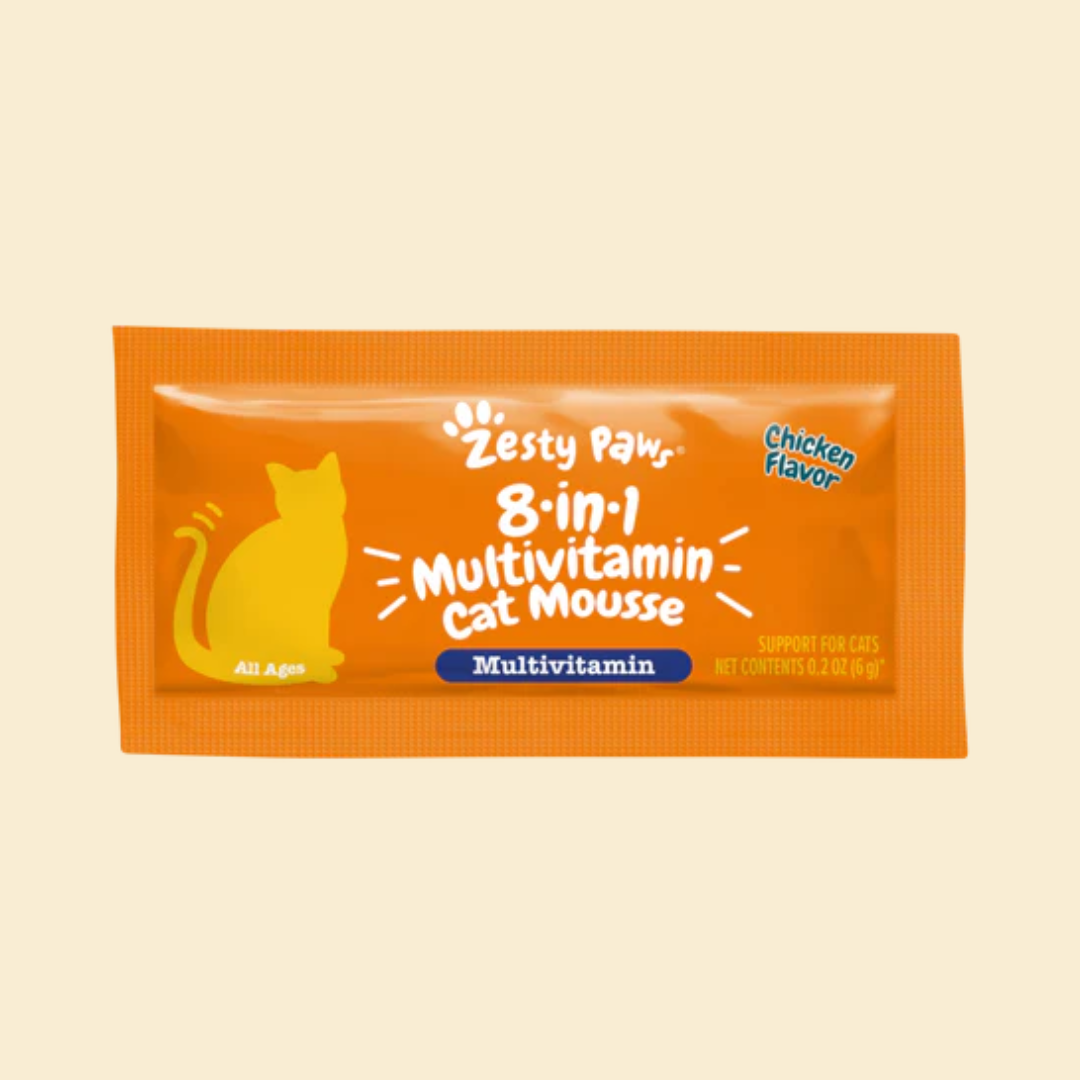 8-IN-1 MULTIVITAMIN CAT MOUSSE - ZESTY PAWS