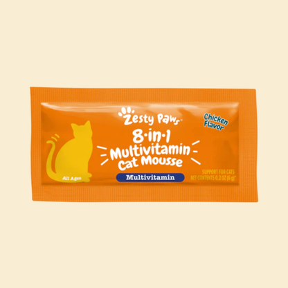 8-IN-1 MULTIVITAMIN CAT MOUSSE - ZESTY PAWS