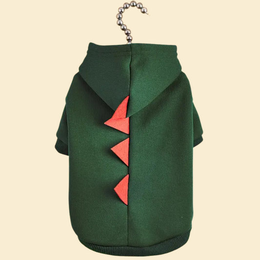 DINO HOODIE - DARK GREEN
