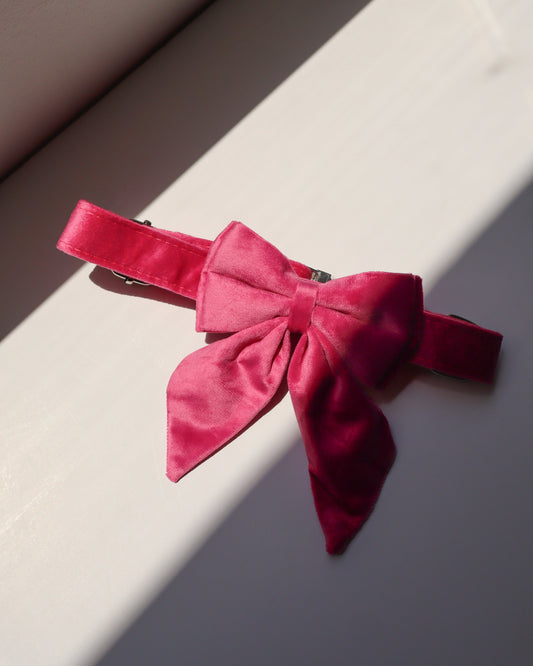 COLLAR - VELVET FUCHSIA