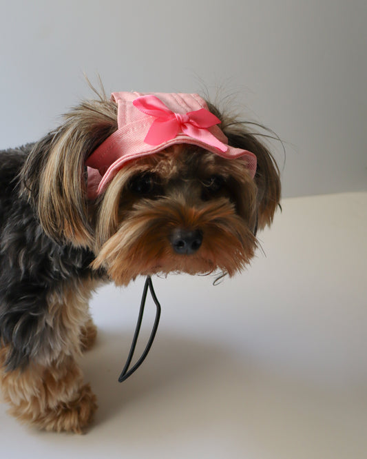 PINK BOW HAT