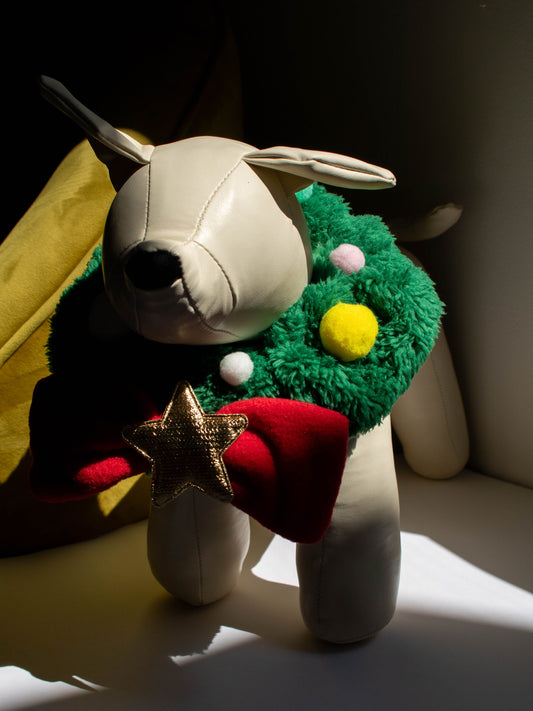 MERRY WREATH COLLAR – GREEN