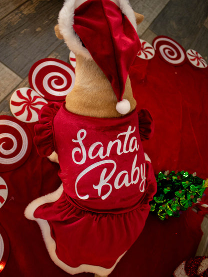 SANTA BABY DRESS