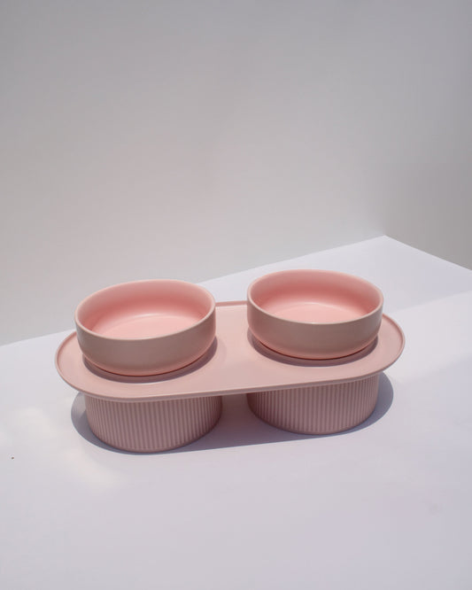 BLUSH DUO ELEVATED BOWL