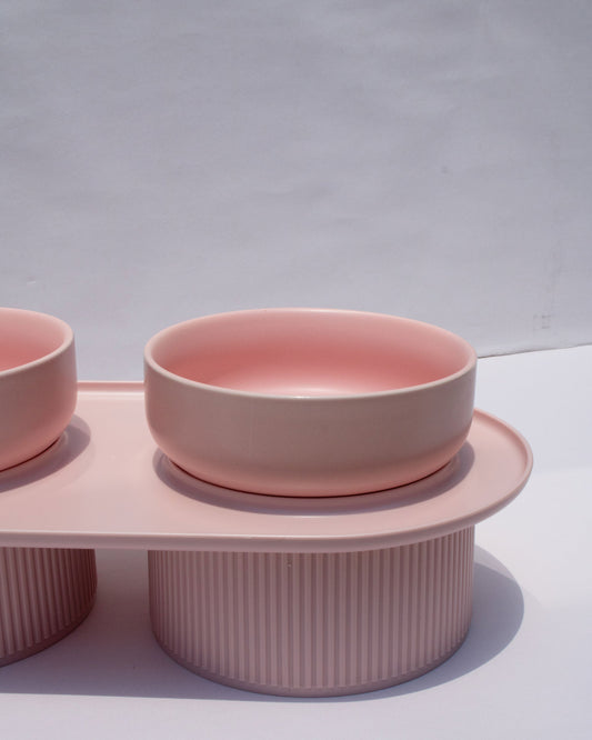 BLUSH DUO ELEVATED BOWL