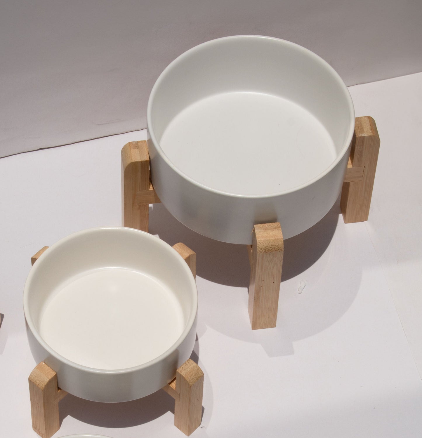 WHITE LOFT ELEVATED BOWL