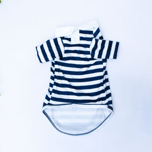 POLO RAYADO MARINO