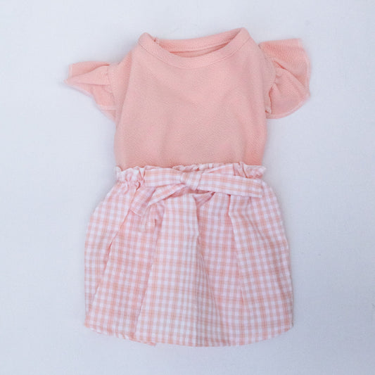 PEACHY BOW DRESS