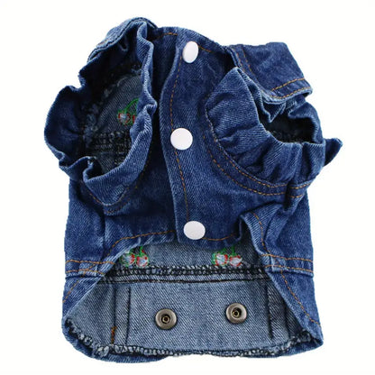 CHERRY DENIM VEST