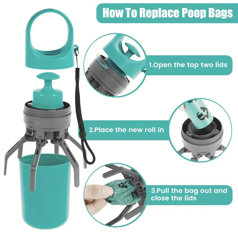 RECOGEDOR Y DISPENSADOR - POOGRAB