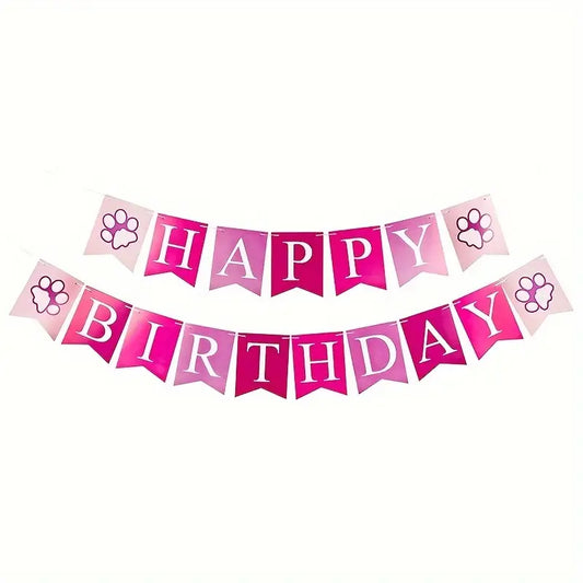 PAWFECT BIRHTDAY BANNER